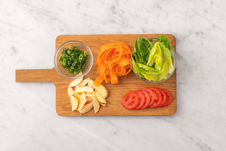 Förbered frukt och grönt