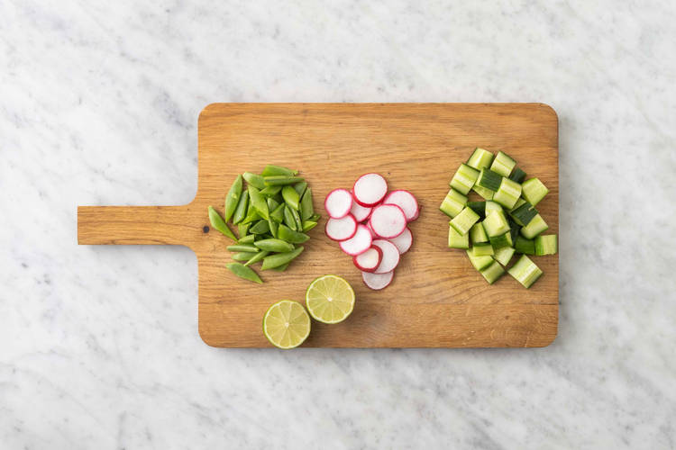 Forbered grøntsager