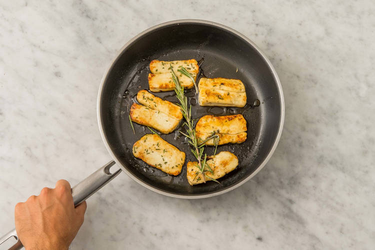 Halloumi braten