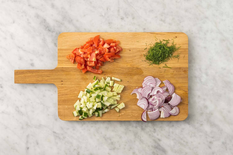 Forbered grøntsager