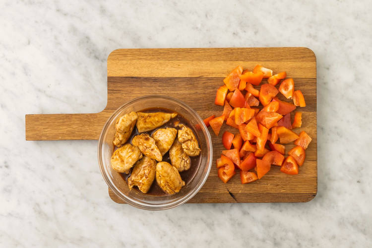 Prep and finish chicken