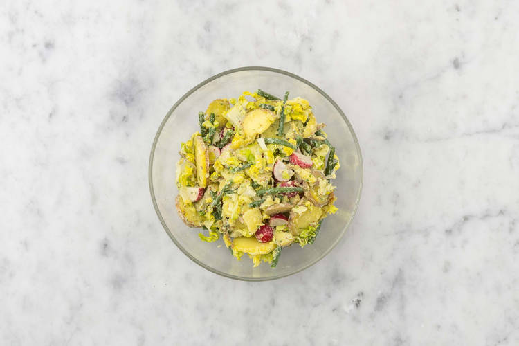 Salat fertigstellen