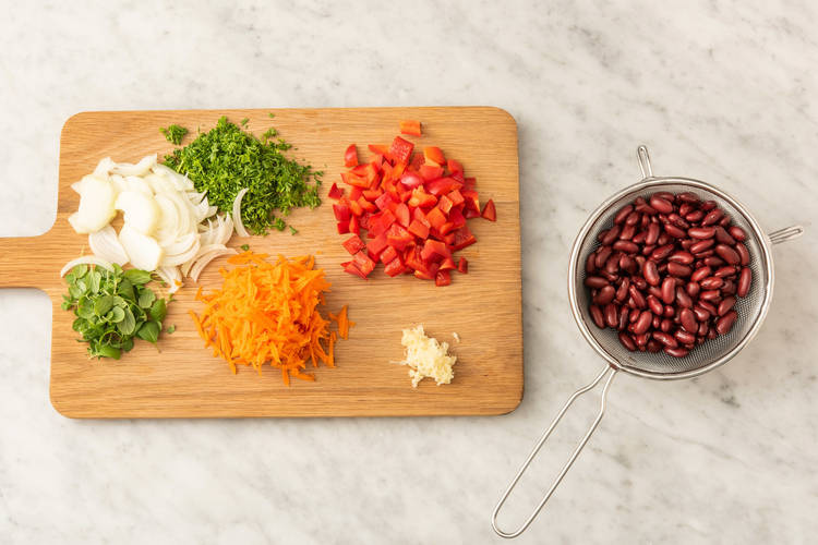 Forbered grøntsager