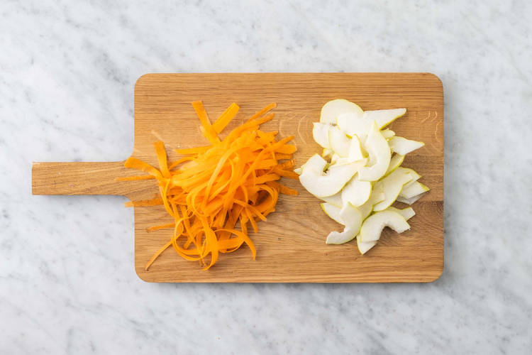 Preparare la frutta e la verdura