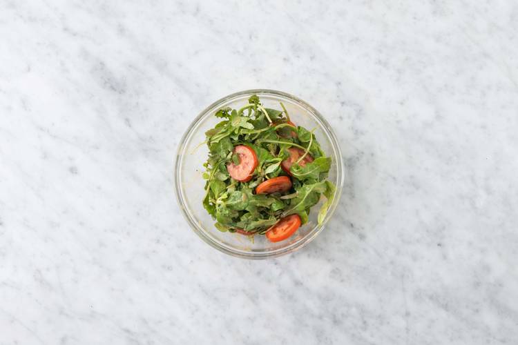 Préparer la salade