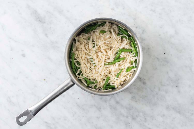 Cook the Noodles and Beans