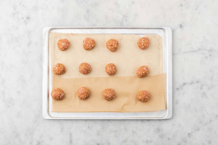 Form and roast meatballs