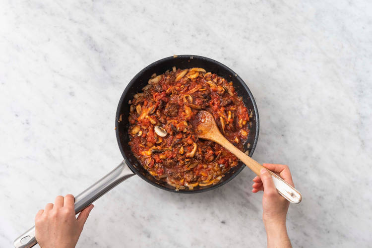 Faire cuire la sauce