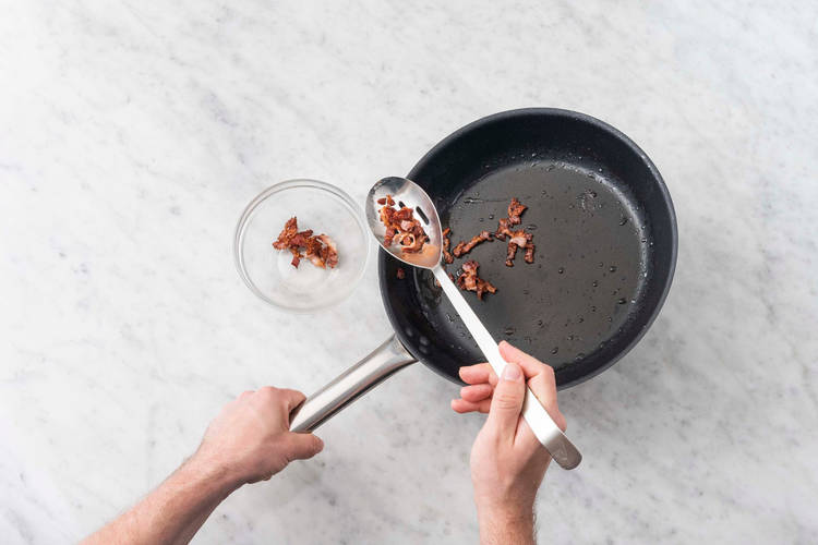 Faire cuire le bacon