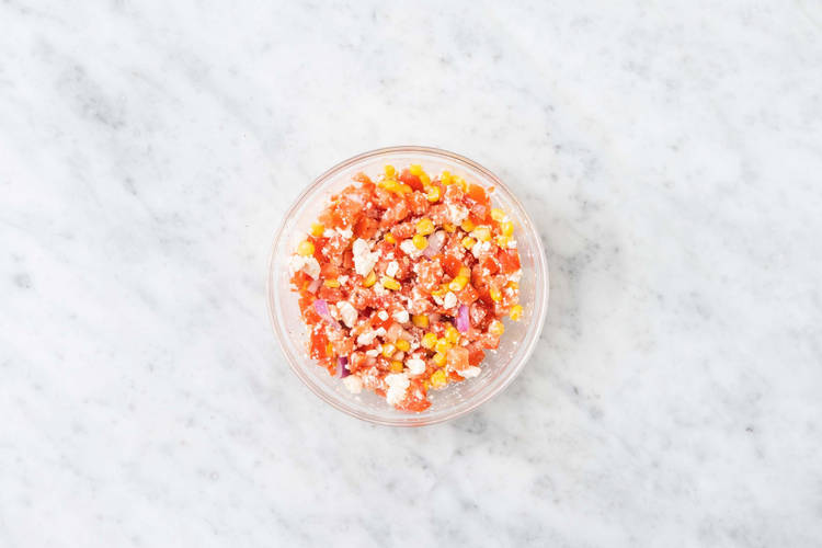 Préparer la salsa