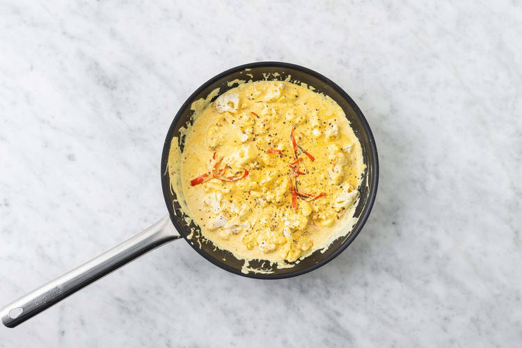 Préparer le curry