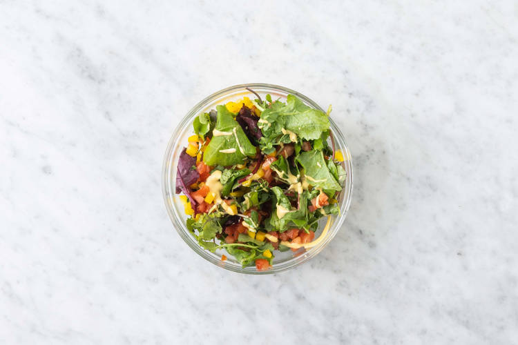 Salade maken