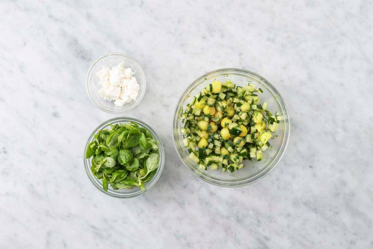 Salade maken