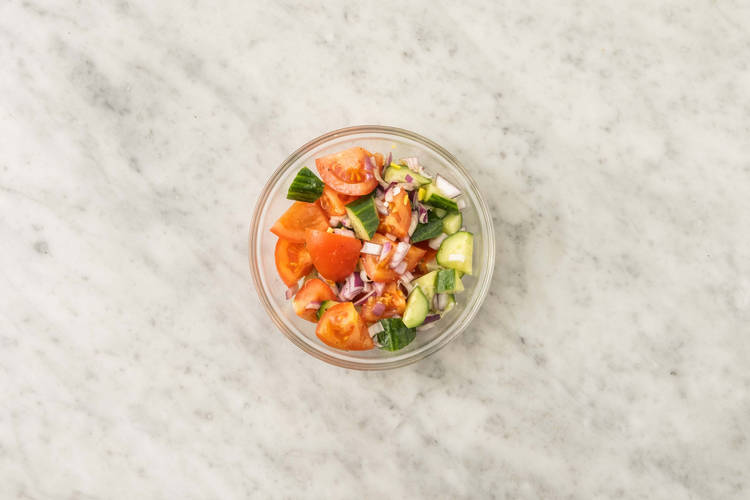 Bland tomatsalat
