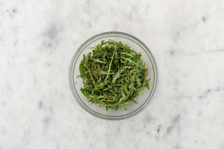 Salat zubereiten