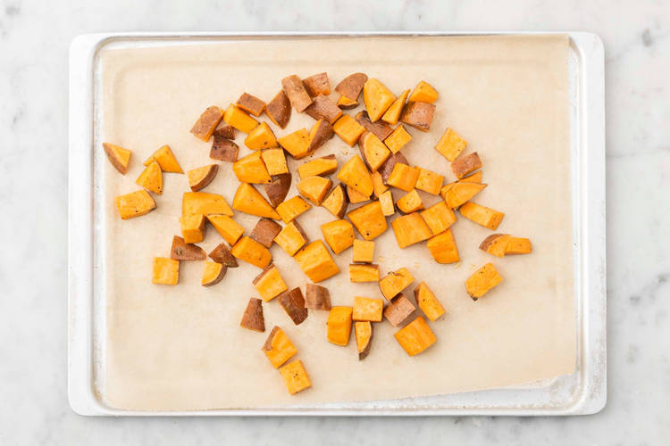 Süsskartoffel backen