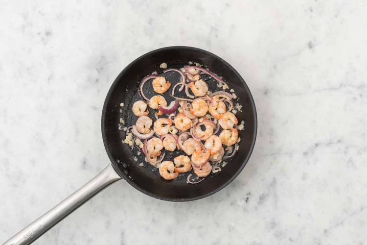 Cuire les crevettes