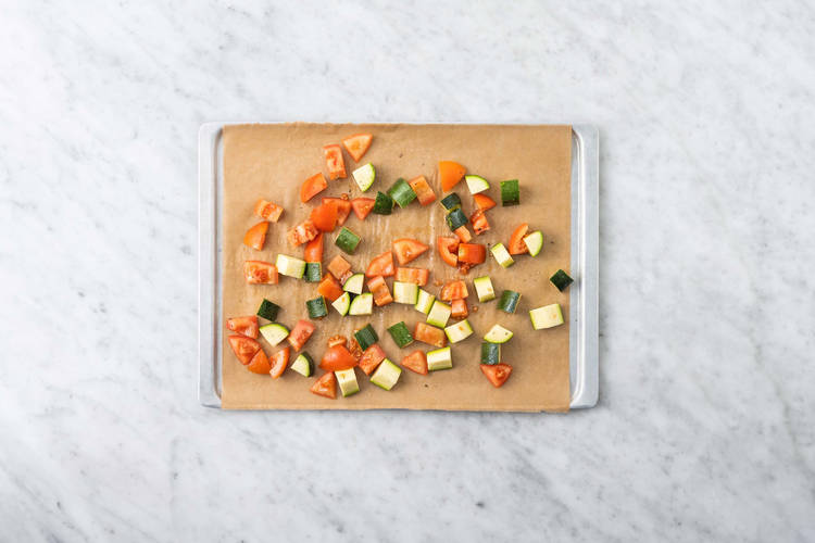 Rosta tomat & zucchini