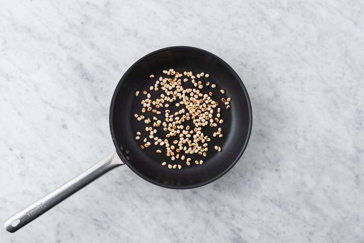 Toast the Pine Nuts