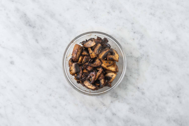 Préparer le portobello