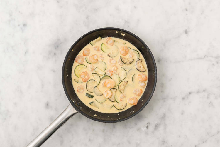 Add the Prawns