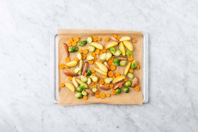 Roast Brussels sprouts