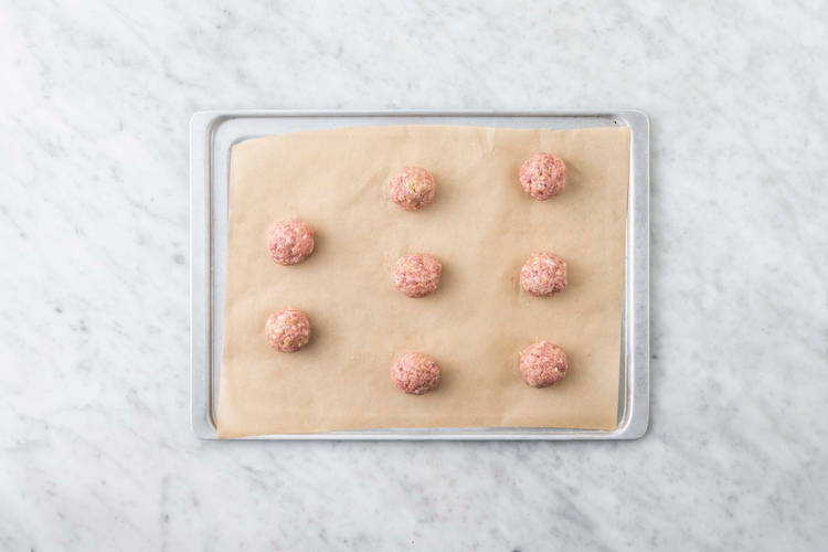 Former et cuire les boulettes