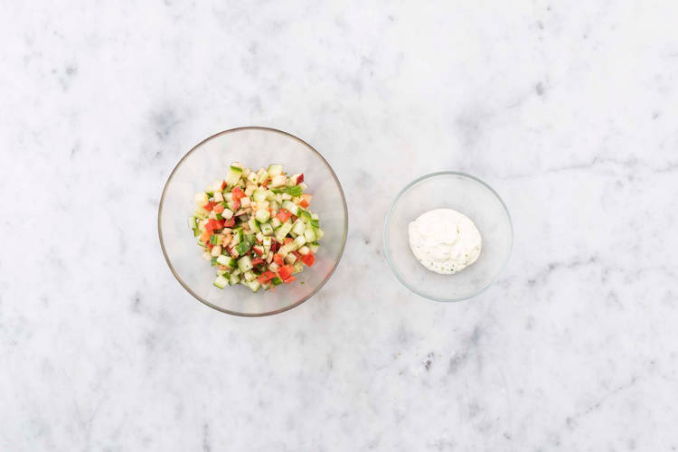 Salade maken