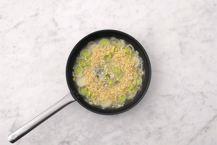 Add the Orzo