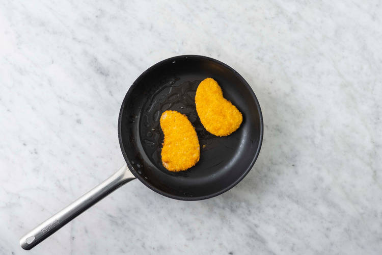 Schnitzel bakken