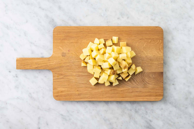 Aardappelen snijden