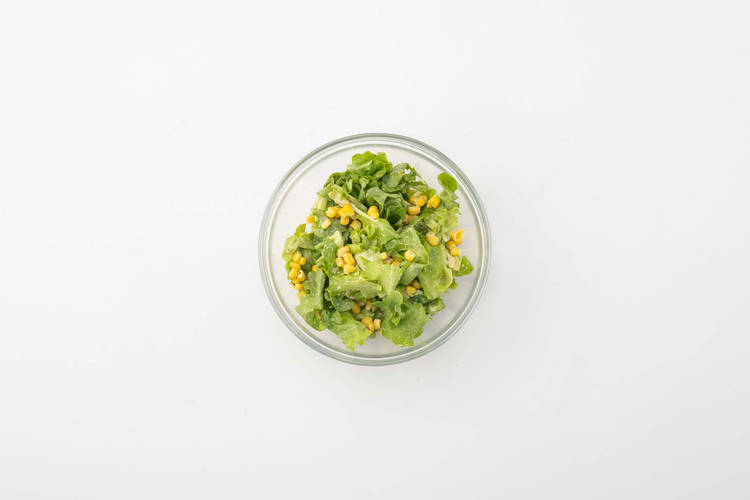 Groene salade maken