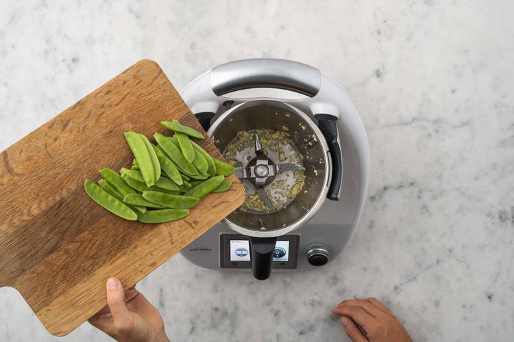 Für die Zuckerschoten