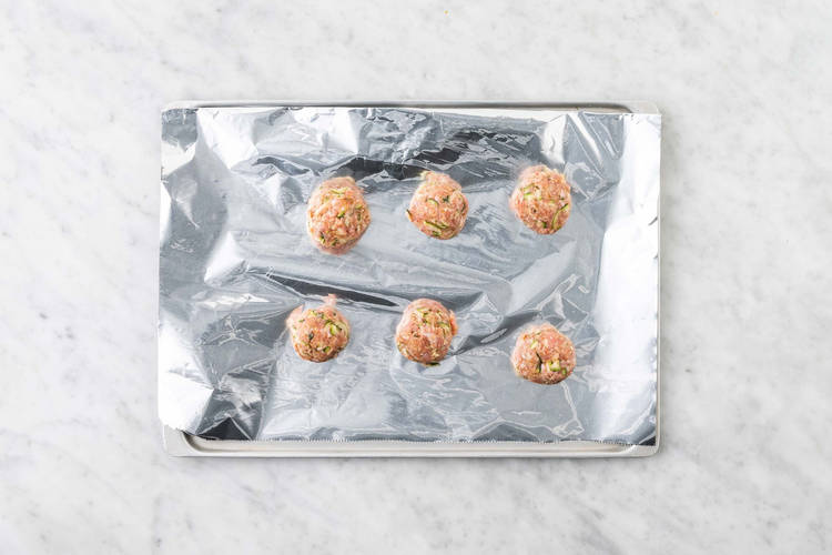 Form and bake meatballs