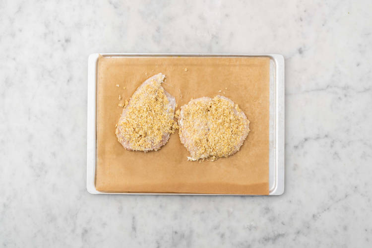 Kräutermantel vorbereiten