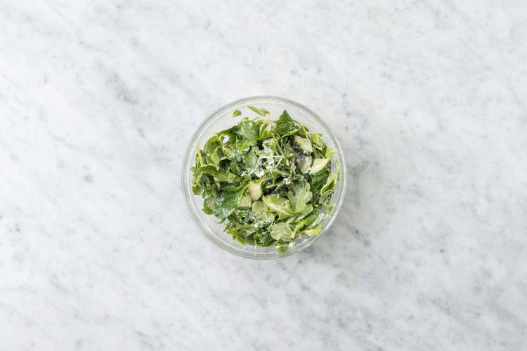 Salade mengen