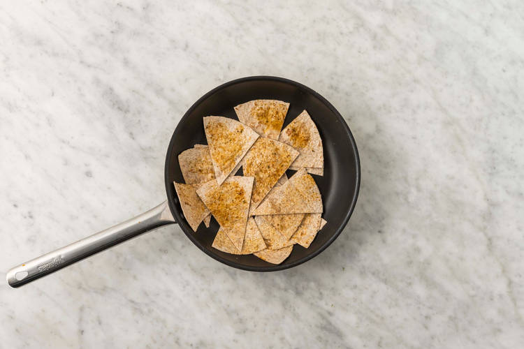 Tostare le tortillas
