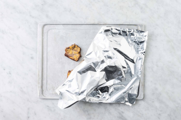 Prep and cook lamb chops