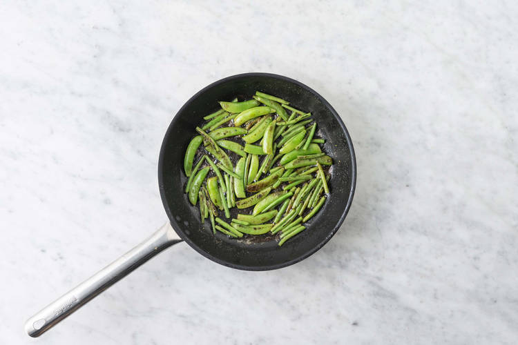 Prep and cook veggies
