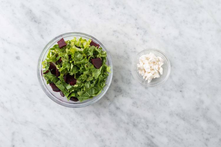 Préparer la salade
