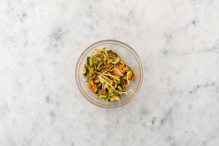 Préparer la salade