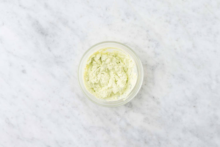 Bland avokadocreme