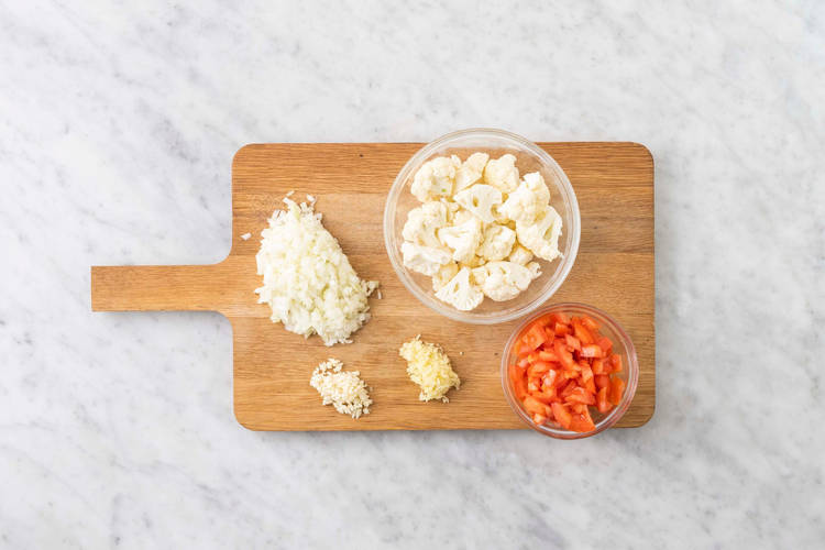 Forbered grøntsager