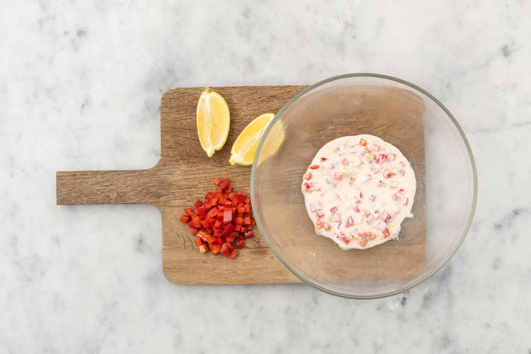 Préparer et faire la vinaigrette