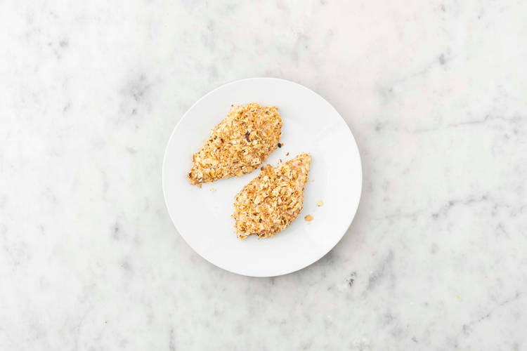 Prep and coat turkey