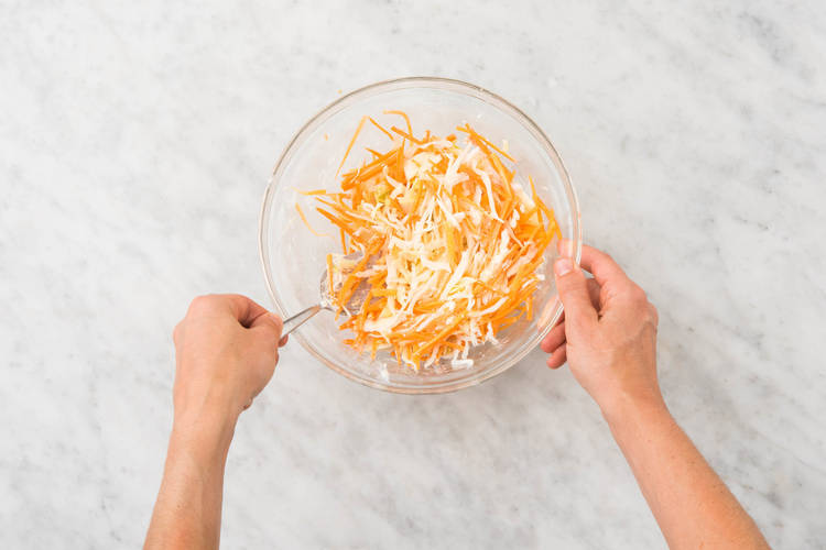 Préparer la salade