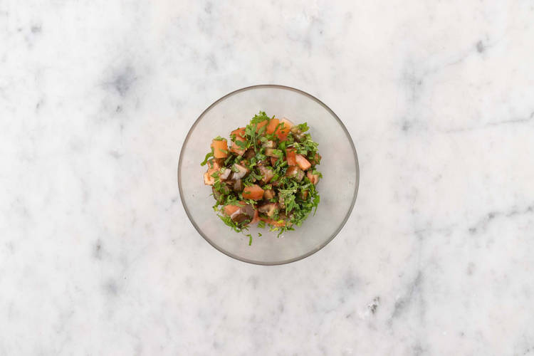 Préparer le taboulé