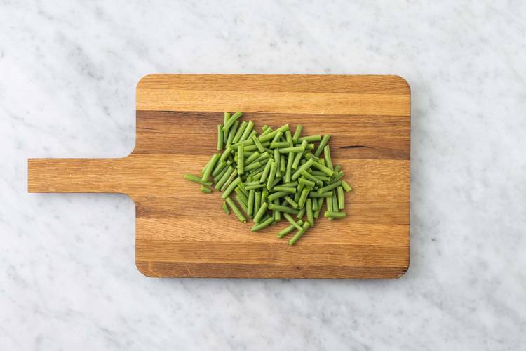 Préparer les haricots verts