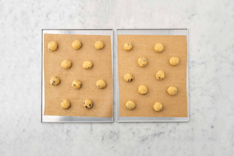 Koekjes vormen