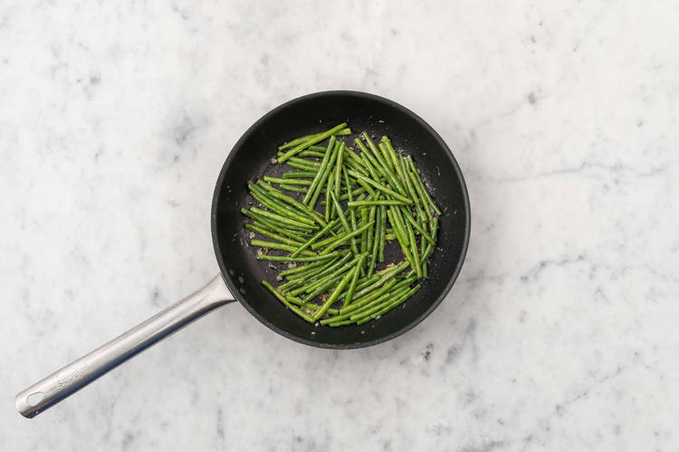 Cuire les hariots verts